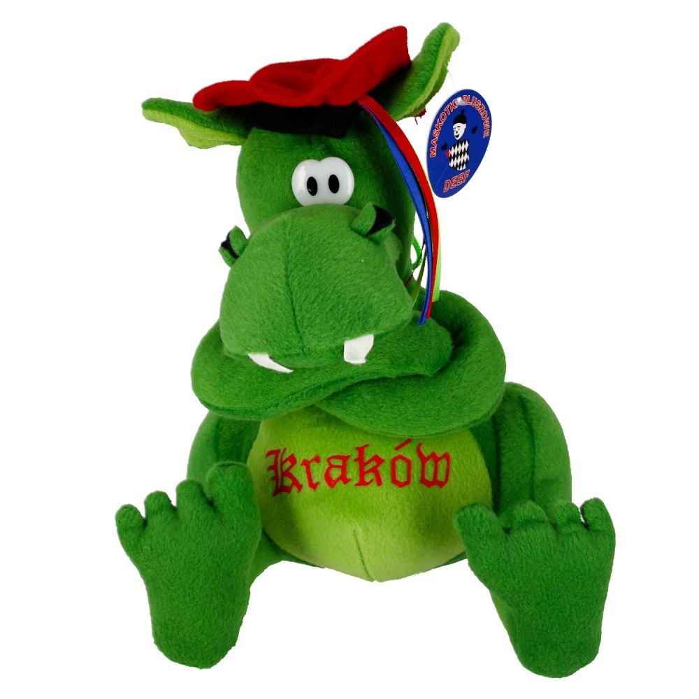 PLUSH TOY 22 CM WAVEL DRAGON SITTING IN A HAT DEEF DE.01486 DEEF